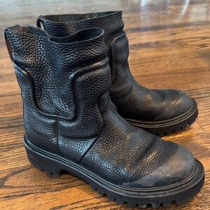A.S.98 Black Combat & Moto Boots